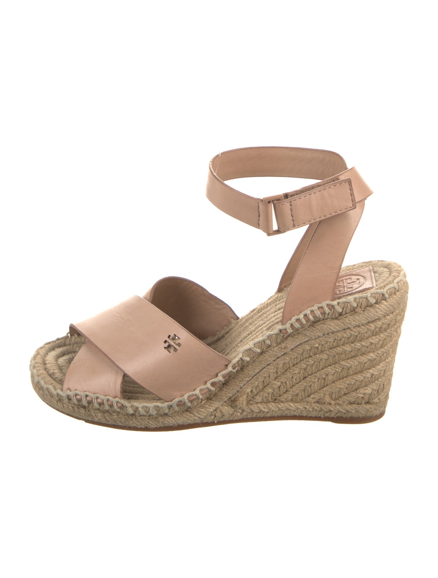 Tory Burch Leather Braided Accents Espadrilles