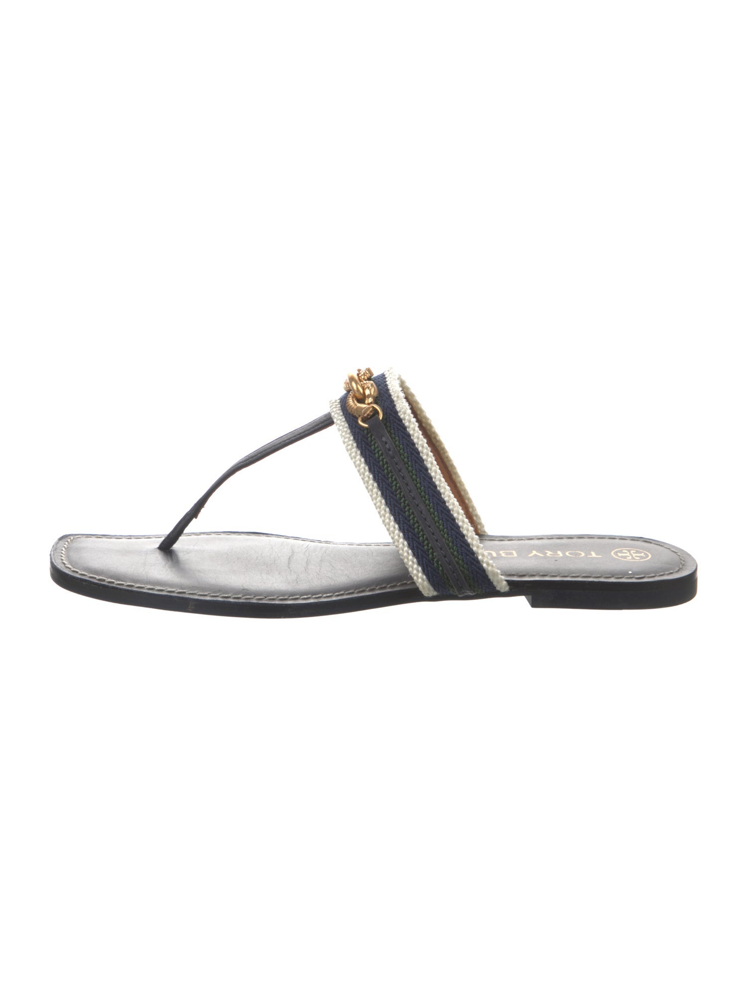 Tory Burch Leather Slides