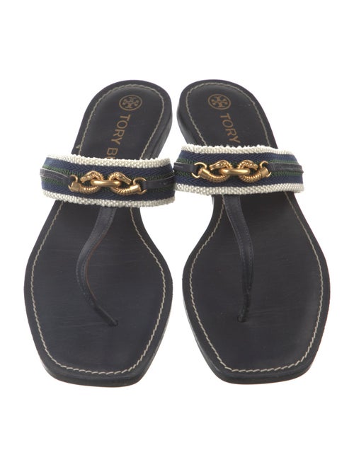 Tory Burch Leather Slides