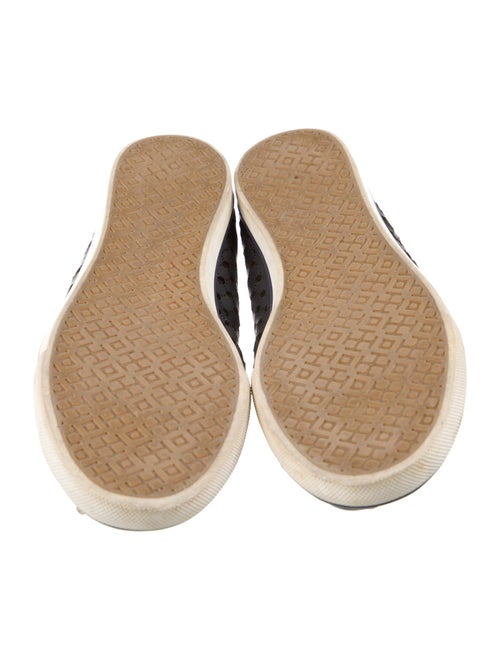 Tory Burch Leather Bow Accents Ballet Flats