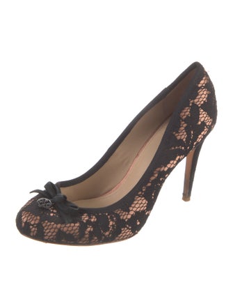 Tory Burch Lace Pattern Pumps