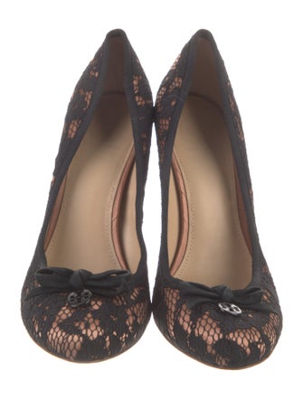 Tory Burch Lace Pattern Pumps