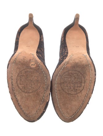 Tory Burch Lace Pattern Pumps