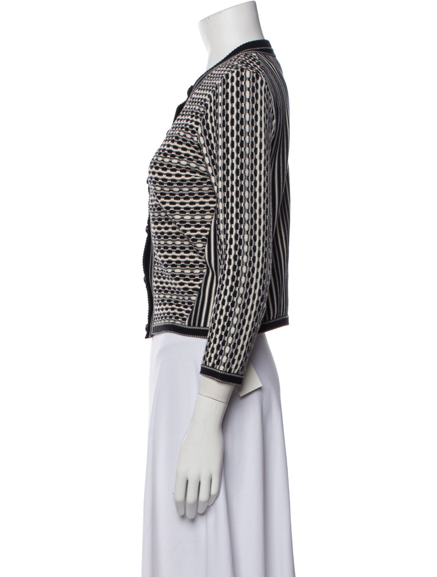 Tory Burch Striped Crew Neck Sweater