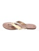 Tory Burch Patent Leather Flip Flops