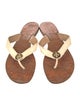 Tory Burch Patent Leather Flip Flops