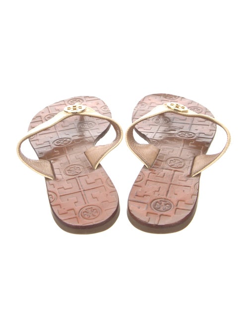 Tory Burch Patent Leather Flip Flops