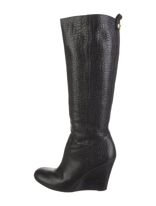 Tory Burch Leather Animal Print Boots