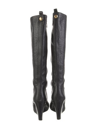 Tory Burch Leather Animal Print Boots