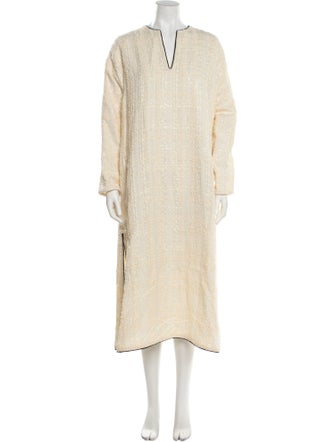 Tory Burch V-Neck Long Dress