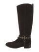 Tory Burch Suede Riding Boots