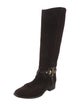 Tory Burch Suede Riding Boots