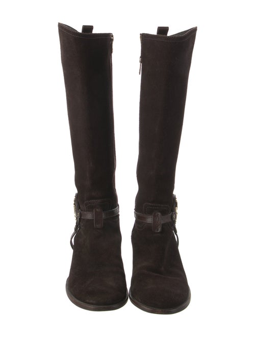 Tory Burch Suede Riding Boots