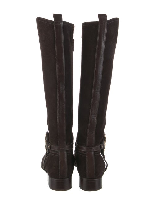 Tory Burch Suede Riding Boots