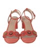 Tory Burch Leather Scalloped Accent Sandals