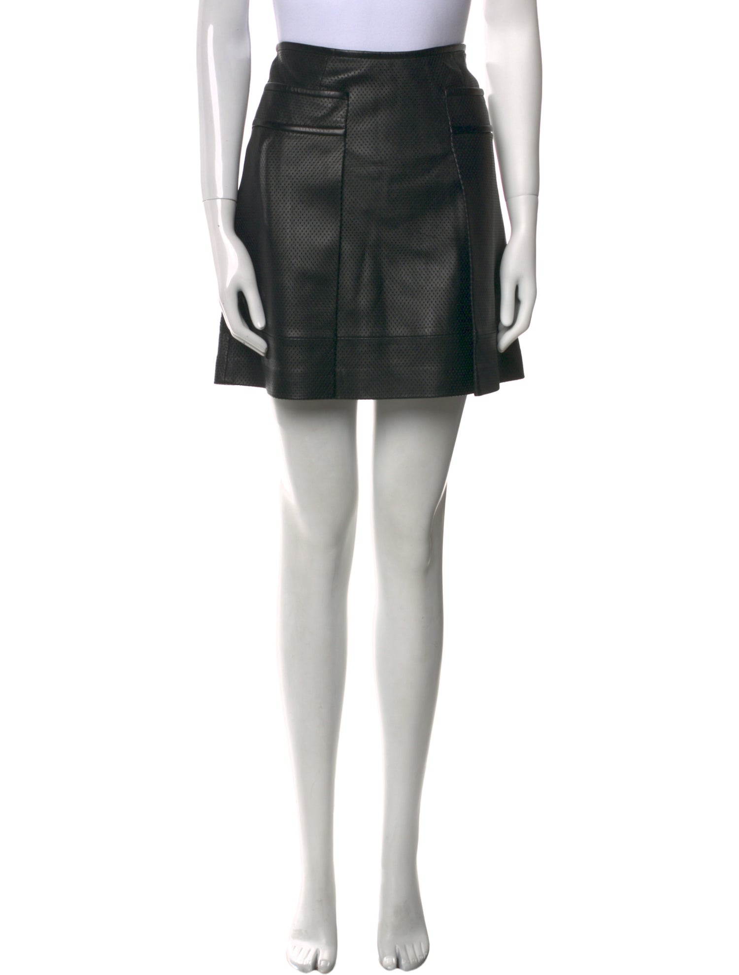 Tory Burch Leather Mini Skirt