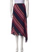 Tory Burch Striped Midi Length Skirt