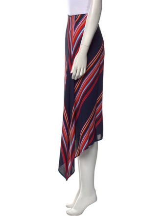 Tory Burch Striped Midi Length Skirt