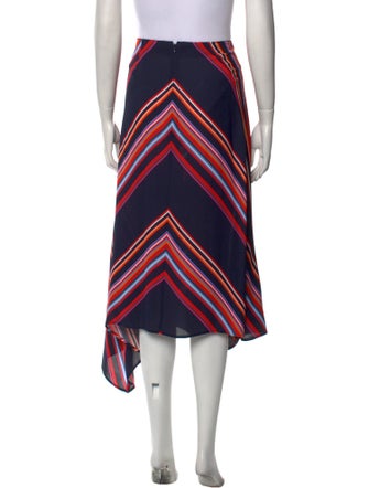 Tory Burch Striped Midi Length Skirt