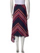 Tory Burch Striped Midi Length Skirt
