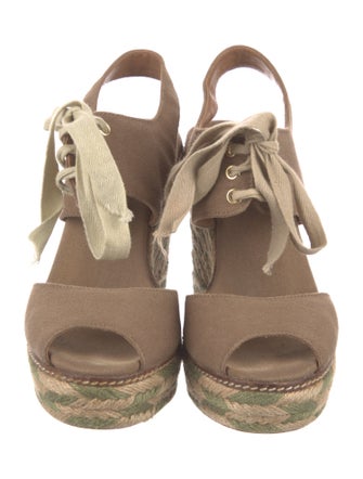 Tory Burch Jute Printed Espadrilles