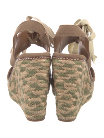Tory Burch Jute Printed Espadrilles