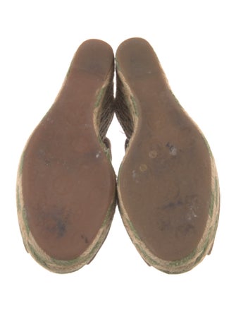 Tory Burch Jute Printed Espadrilles