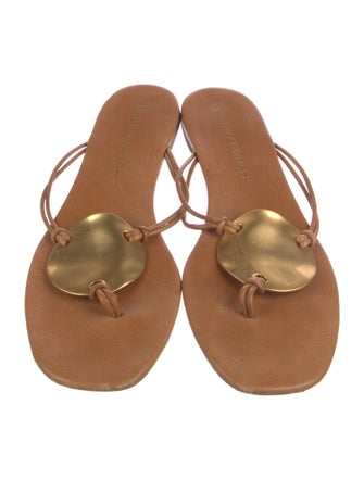 Tory Burch Leather Slides