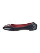 Tory Burch Patent Leather Lasercut Accents Ballet Flats
