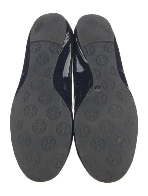 Tory Burch Patent Leather Lasercut Accents Ballet Flats