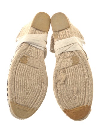 Tory Burch Canvas Printed D'Orsay Pumps