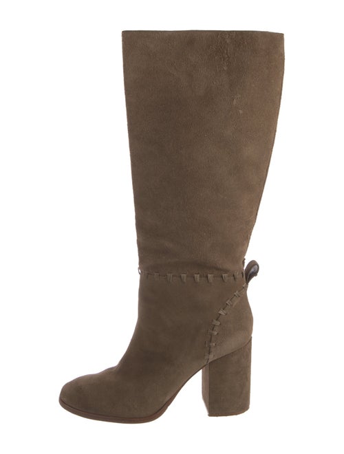Tory Burch Suede Riding Boots