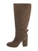 Tory Burch Suede Riding Boots