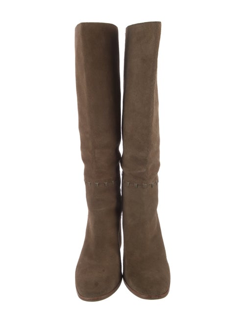 Tory Burch Suede Riding Boots