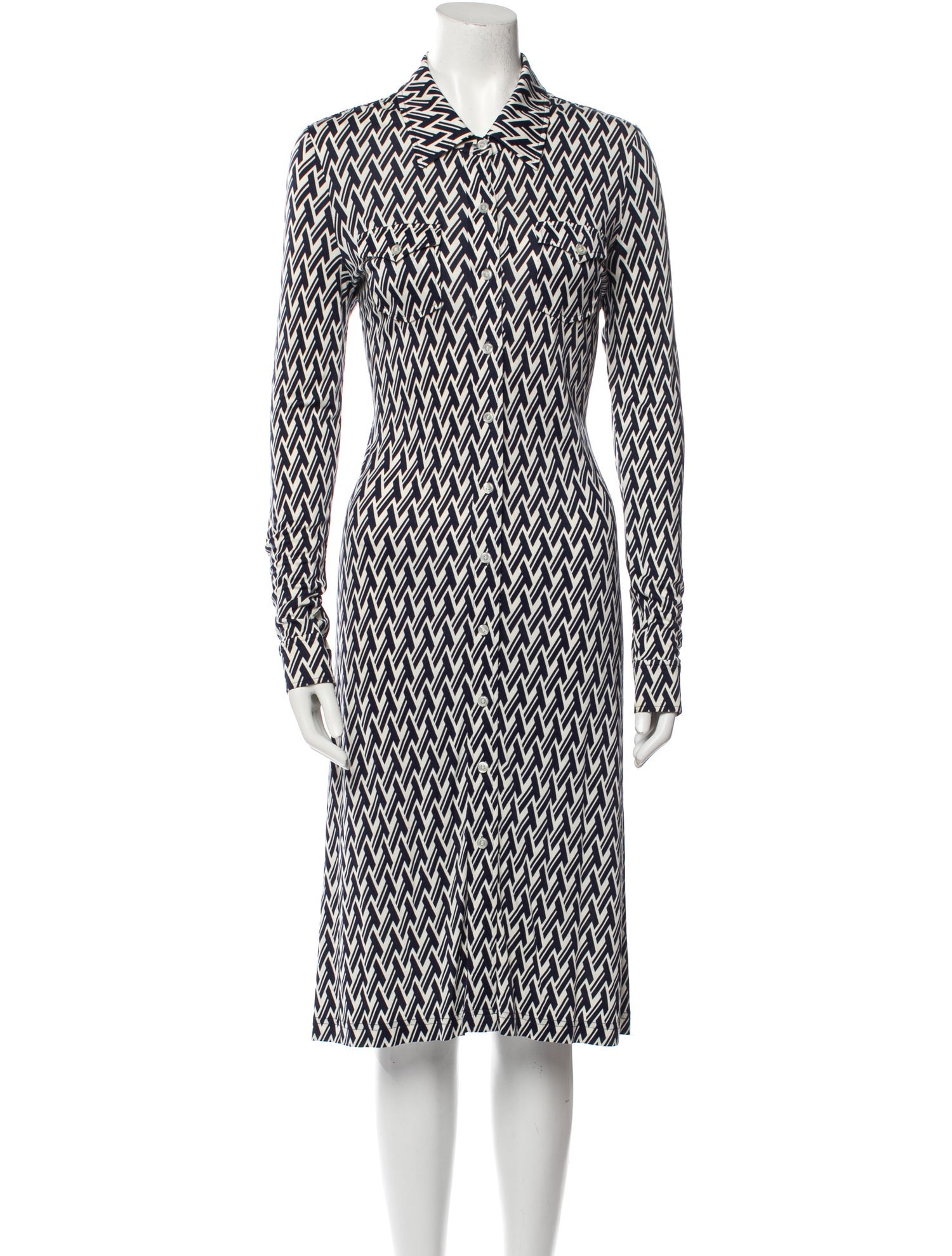 Tory Burch Printed Knee-Length Dress
