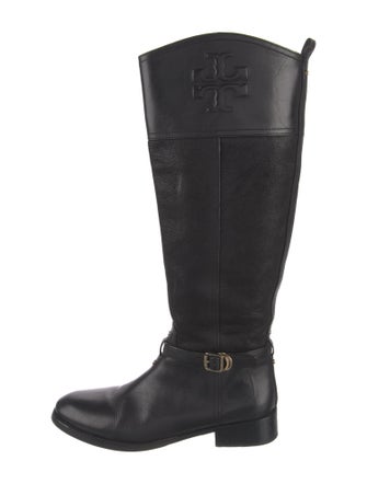 Tory Burch Leather Riding Boots