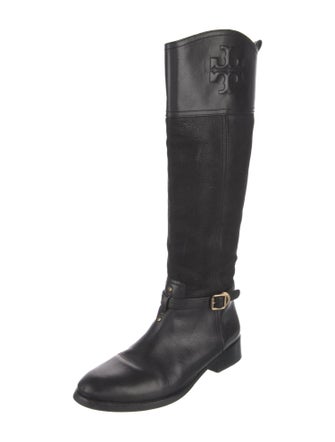 Tory Burch Leather Riding Boots