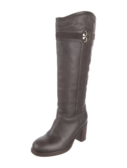 Tory Burch Leather Riding Boots