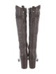 Tory Burch Leather Riding Boots