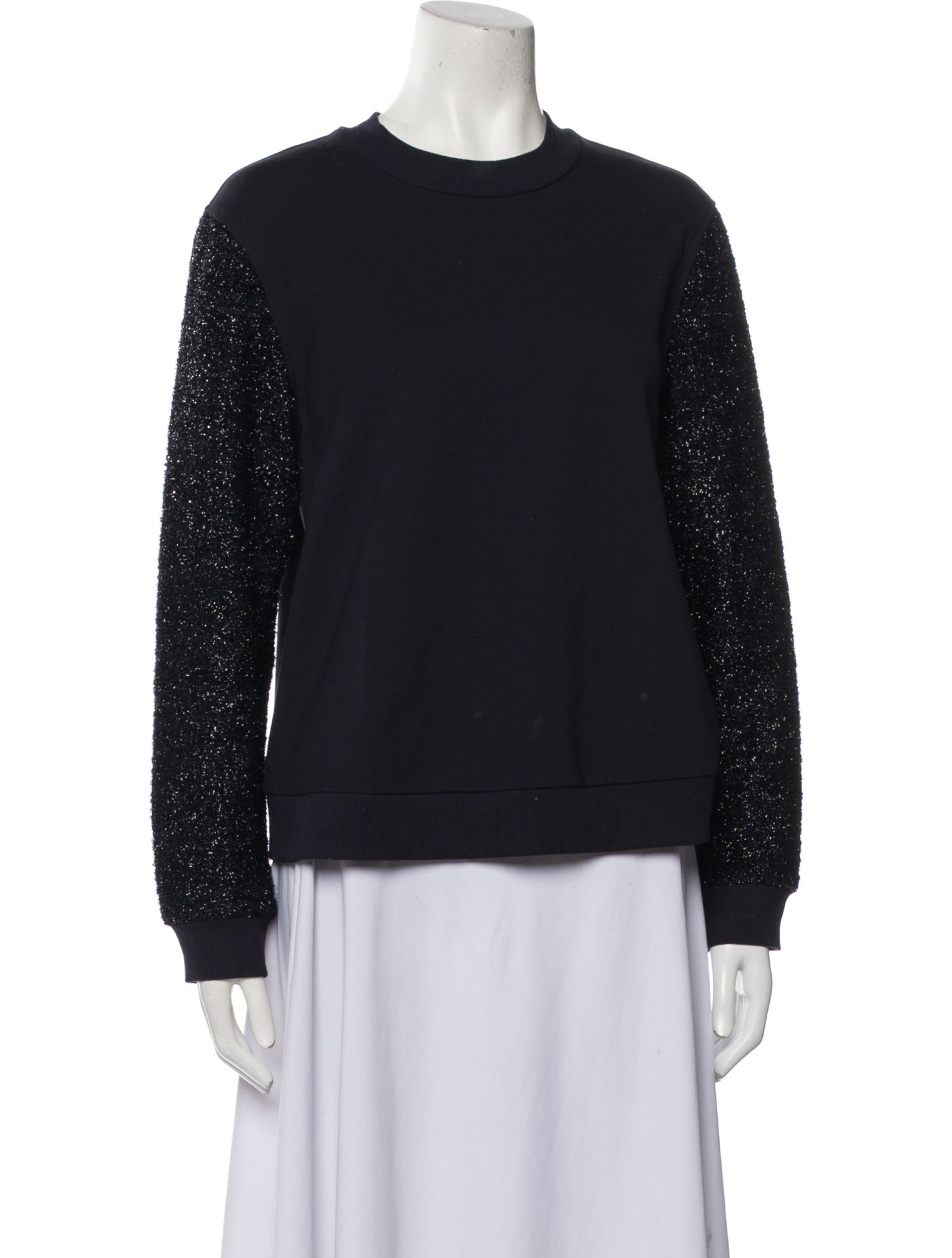 Tory Burch Crew Neck Long Sleeve Sweatshirt