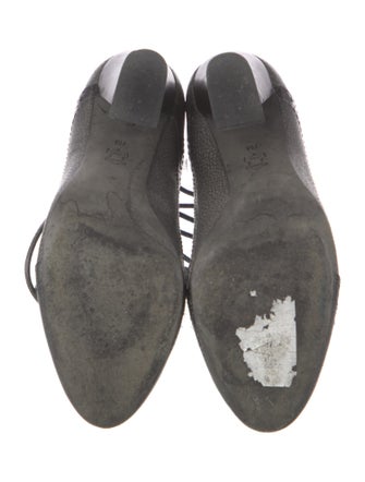 Tory Burch Leather Tassel Accents T-Strap Pumps