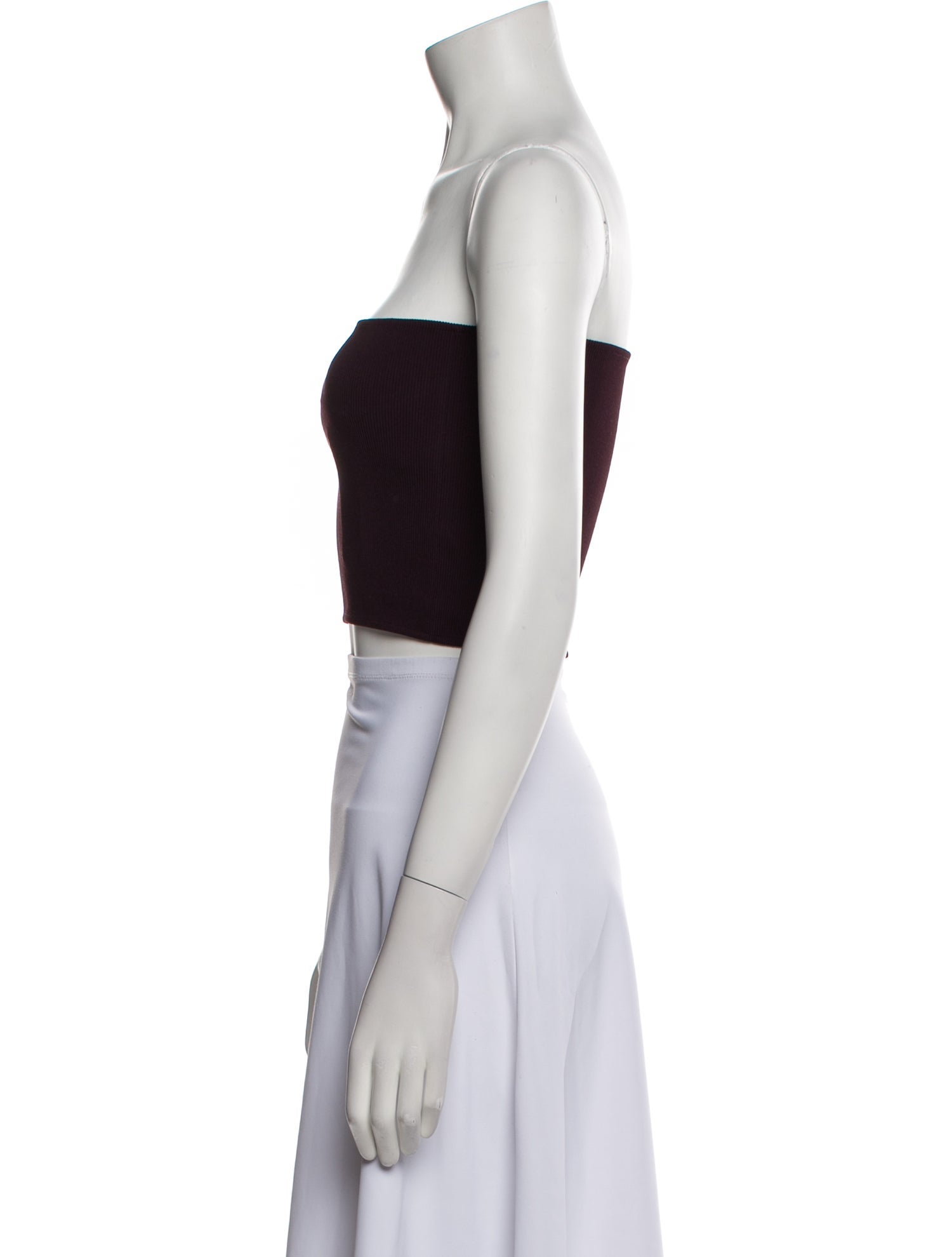 Tory Burch Strapless Crop Top