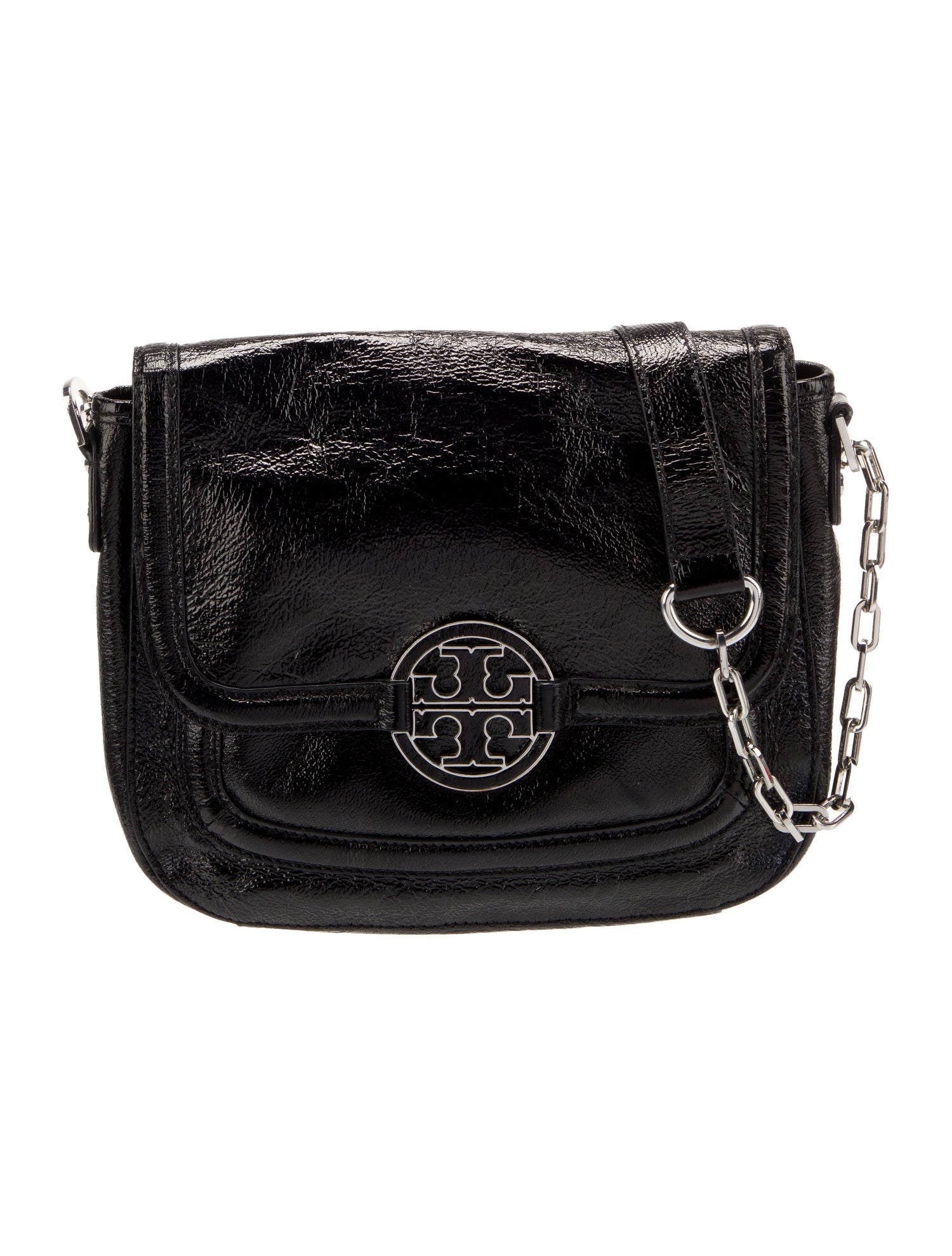Tory Burch Patent Leather Messenger Bag