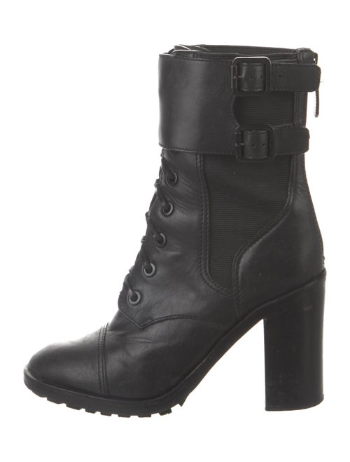 Tory Burch Leather Combat Boots