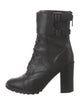 Tory Burch Leather Combat Boots