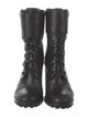 Tory Burch Leather Combat Boots