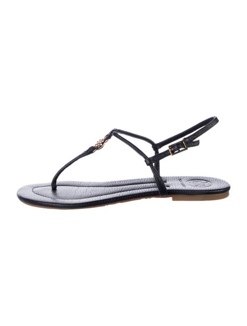 Tory Burch Leather T-Strap Sandals