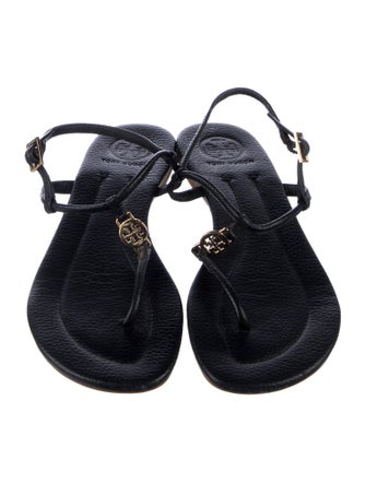 Tory Burch Leather T-Strap Sandals