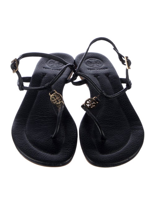 Tory Burch Leather T-Strap Sandals