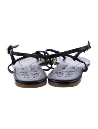 Tory Burch Leather T-Strap Sandals